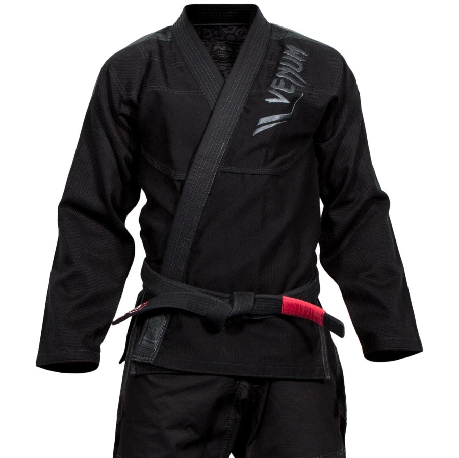 venum elite bjj gi - schwarzschwarz