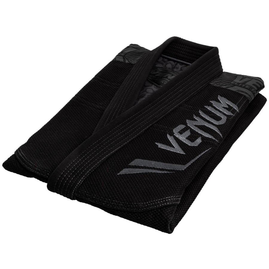 venum elite bjj gi - schwarzschwarz