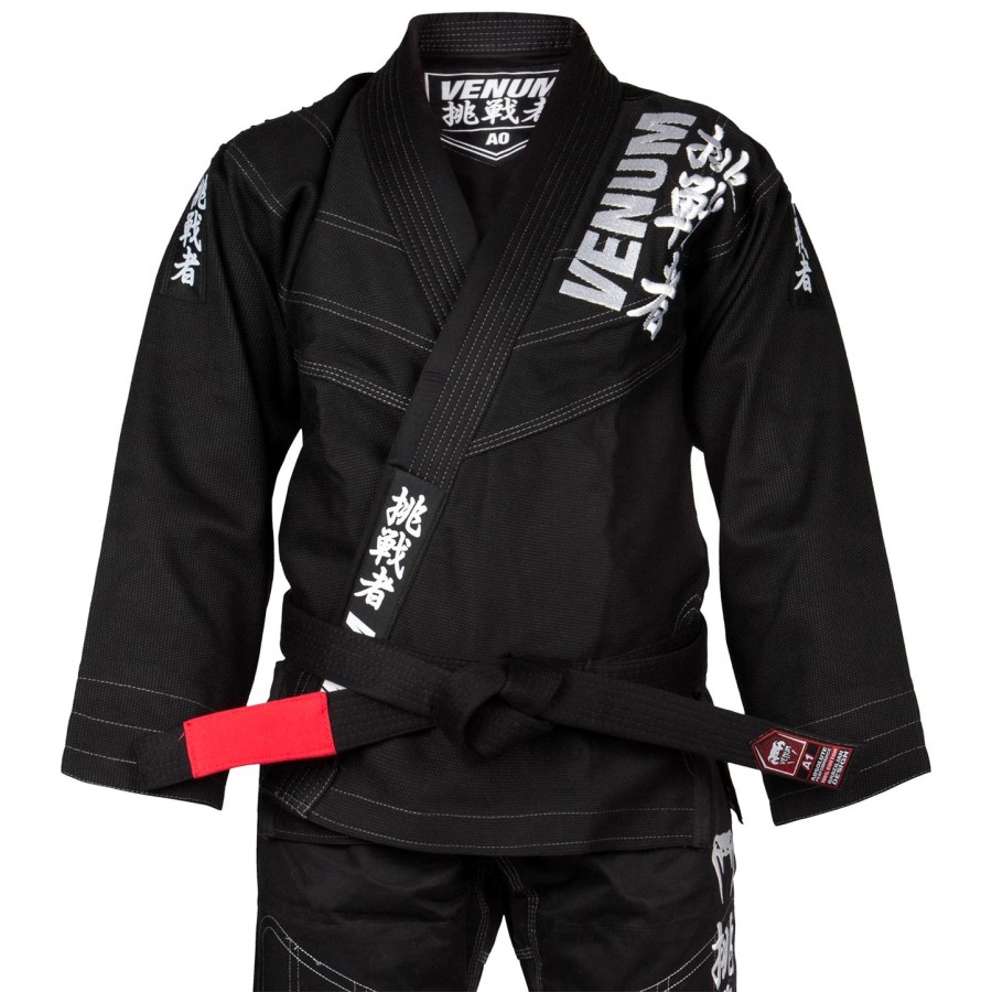 venum challenger 4.0 bjj gi - inkl. tasche - schwarz