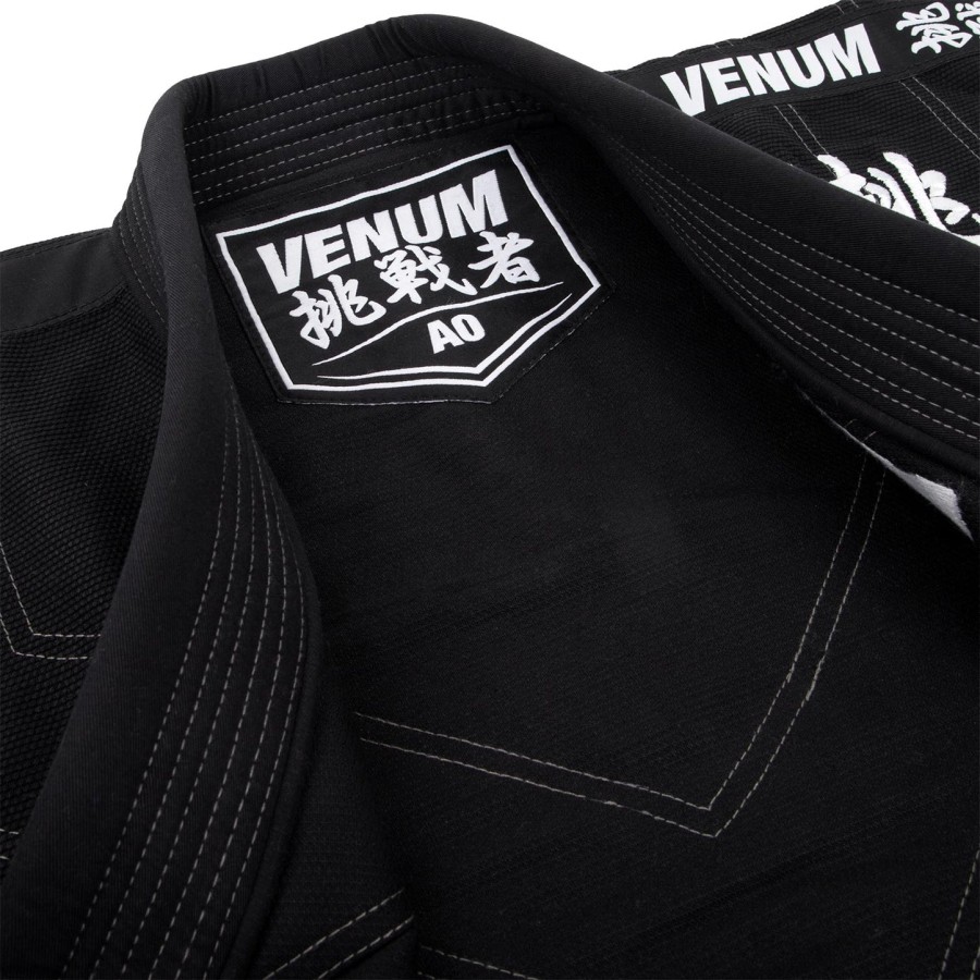 venum challenger 4.0 bjj gi - inkl. tasche - schwarz