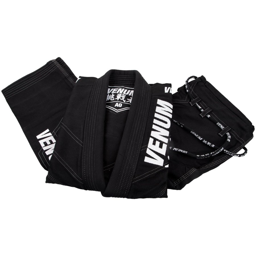 venum challenger 4.0 bjj gi - inkl. tasche - schwarz