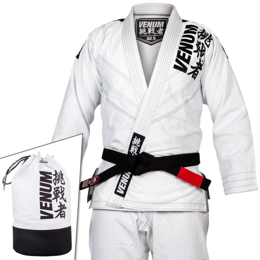 venum challenger 4.0 bjj gi – tasche im lieferumfang enthalten – weiß