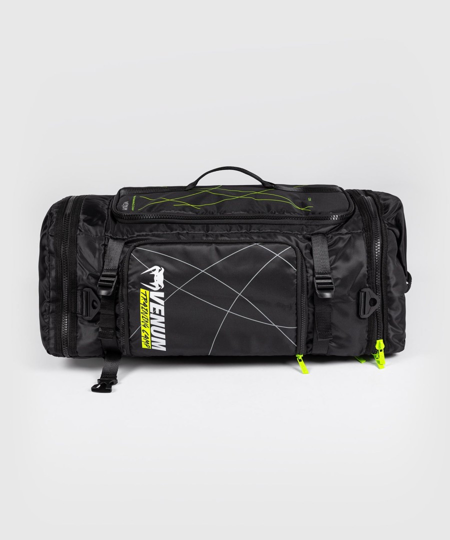 venum trainingslager 4.0 sporttasche – schwarzneongrün