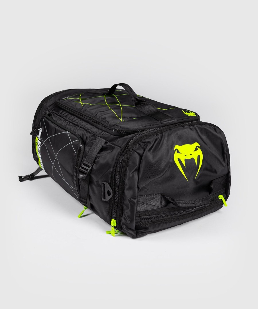 venum trainingslager 4.0 sporttasche – schwarzneongrün
