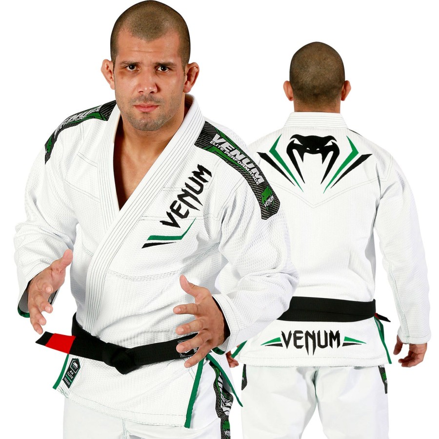 venum elite bjj gi – weißgrün