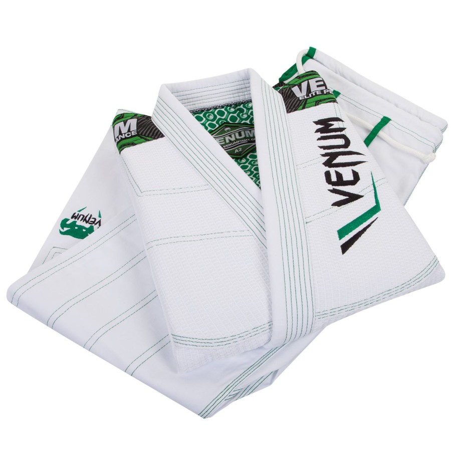 venum elite bjj gi – weißgrün