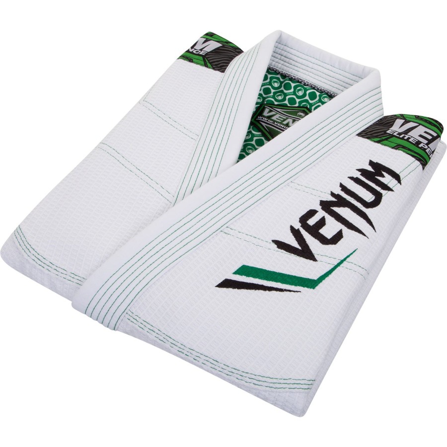 venum elite bjj gi – weißgrün