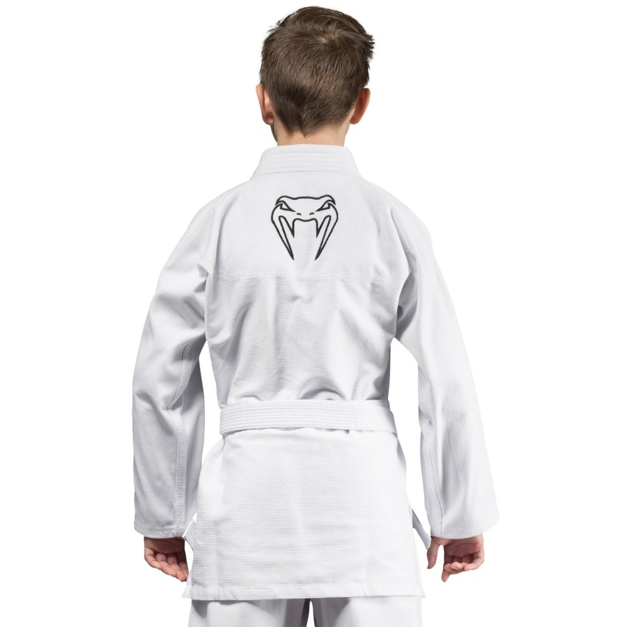 venum contender kinder bjj gi inkl. kostenlosem weißgurt - weiß