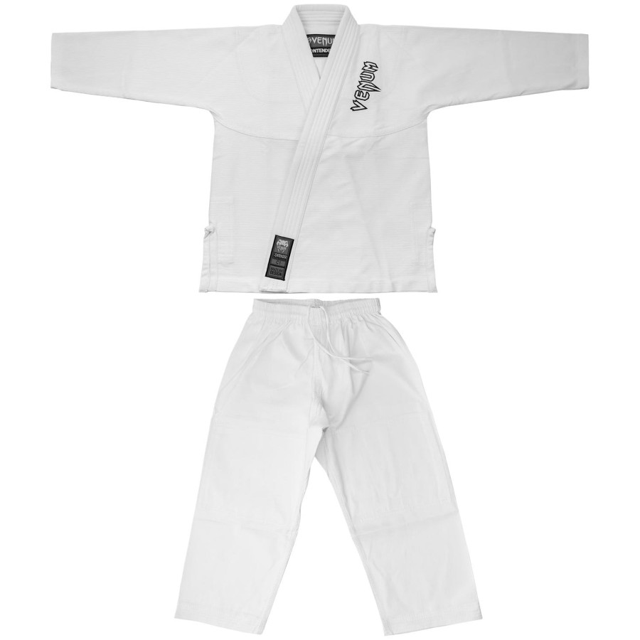 venum contender kinder bjj gi inkl. kostenlosem weißgurt - weiß