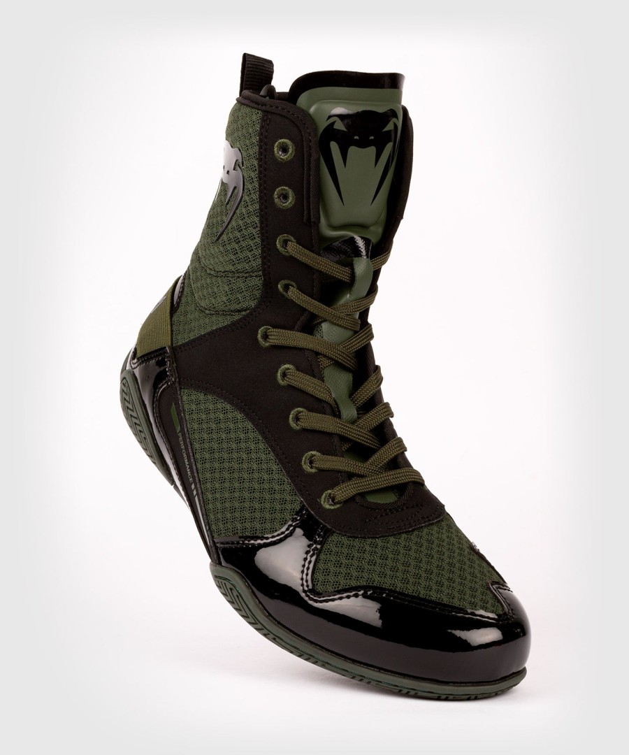 venum elite boxschuhe – khaki