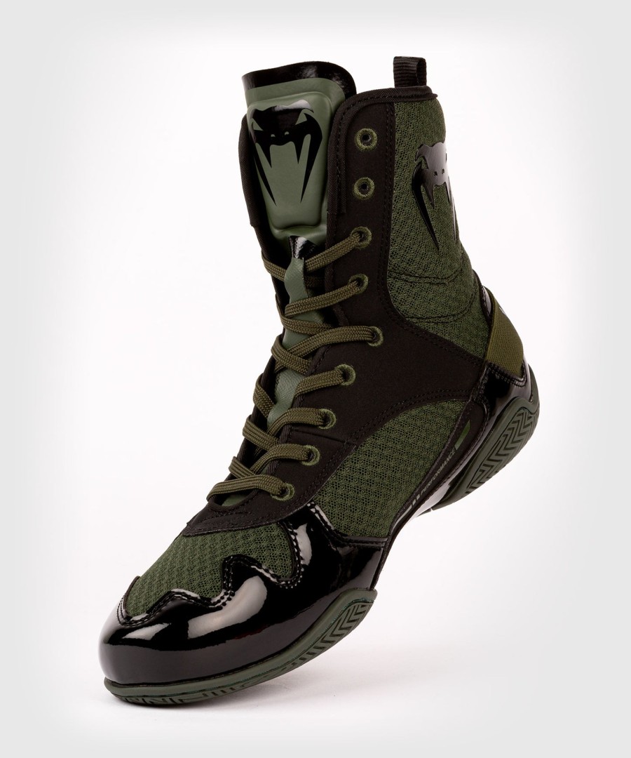 venum elite boxschuhe – khaki