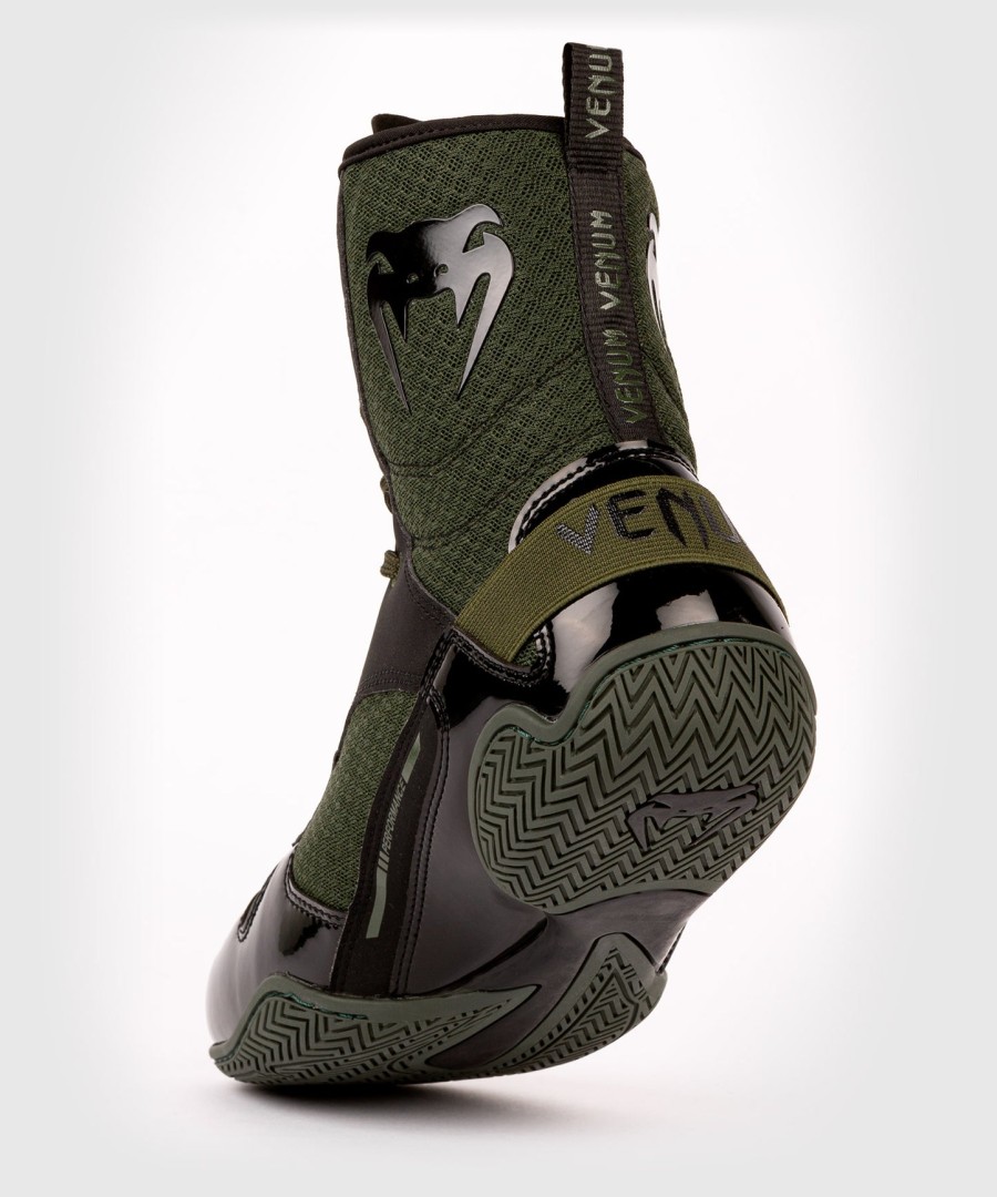 venum elite boxschuhe – khaki