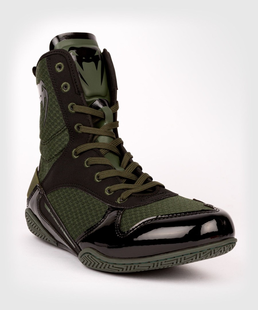 venum elite boxschuhe – khaki