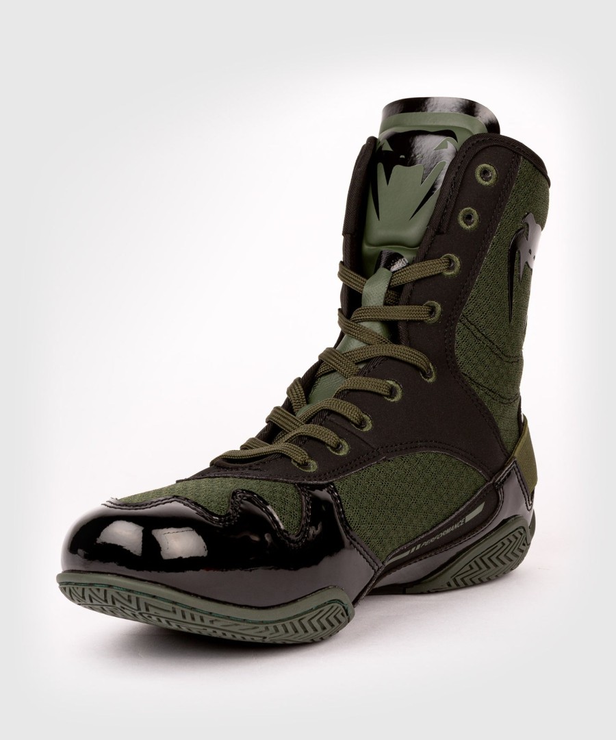 venum elite boxschuhe – khaki