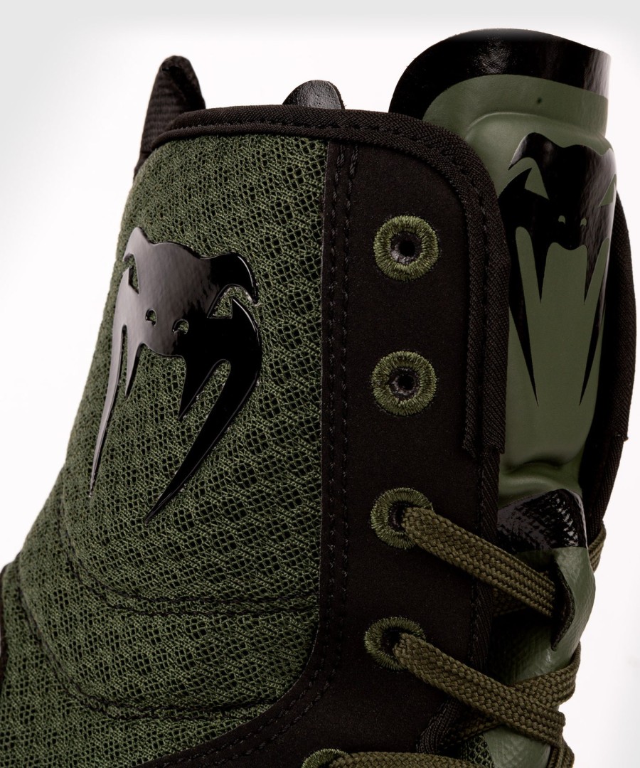 venum elite boxschuhe – khaki