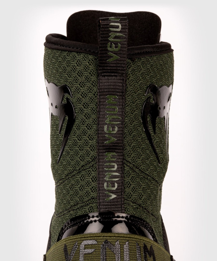 venum elite boxschuhe – khaki
