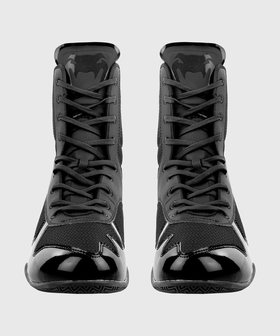 venum elite boxschuhe - schwarzschwarz
