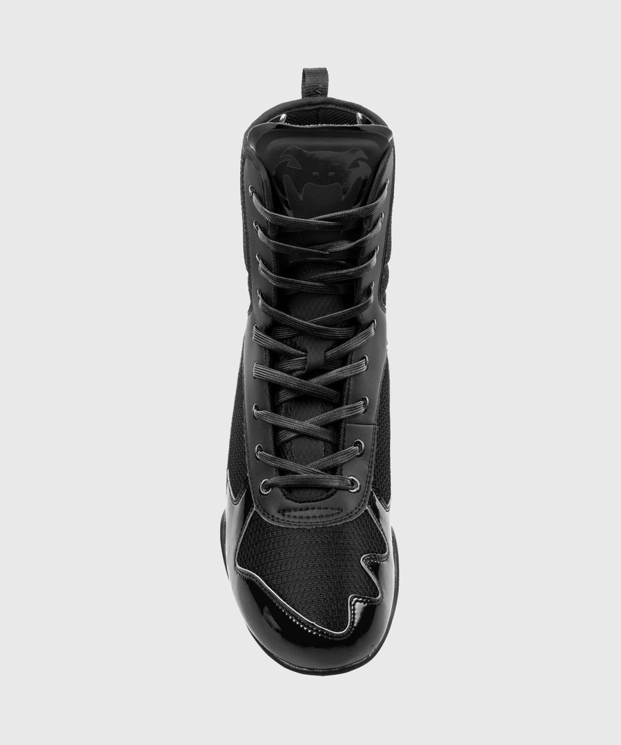venum elite boxschuhe - schwarzschwarz