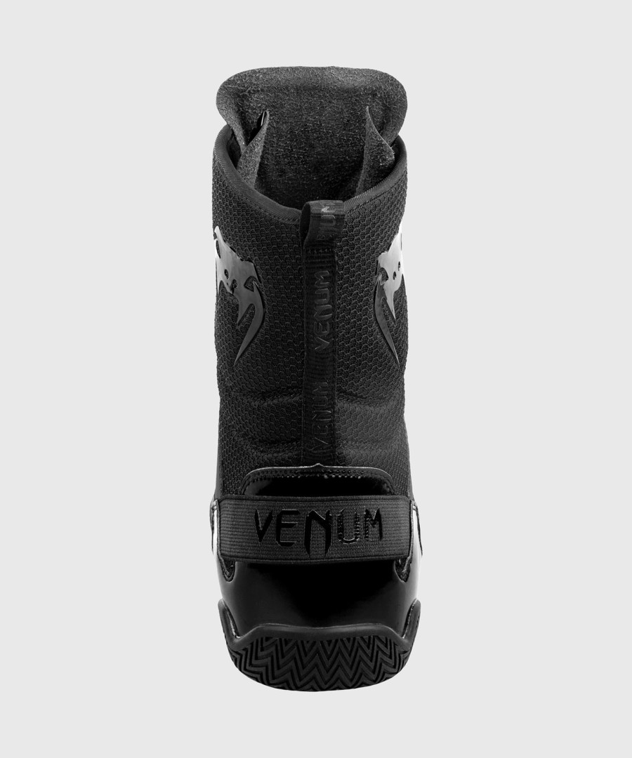 venum elite boxschuhe - schwarzschwarz