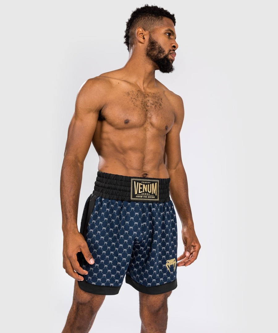 venum monogram boxshorts - schwarzmarineblau