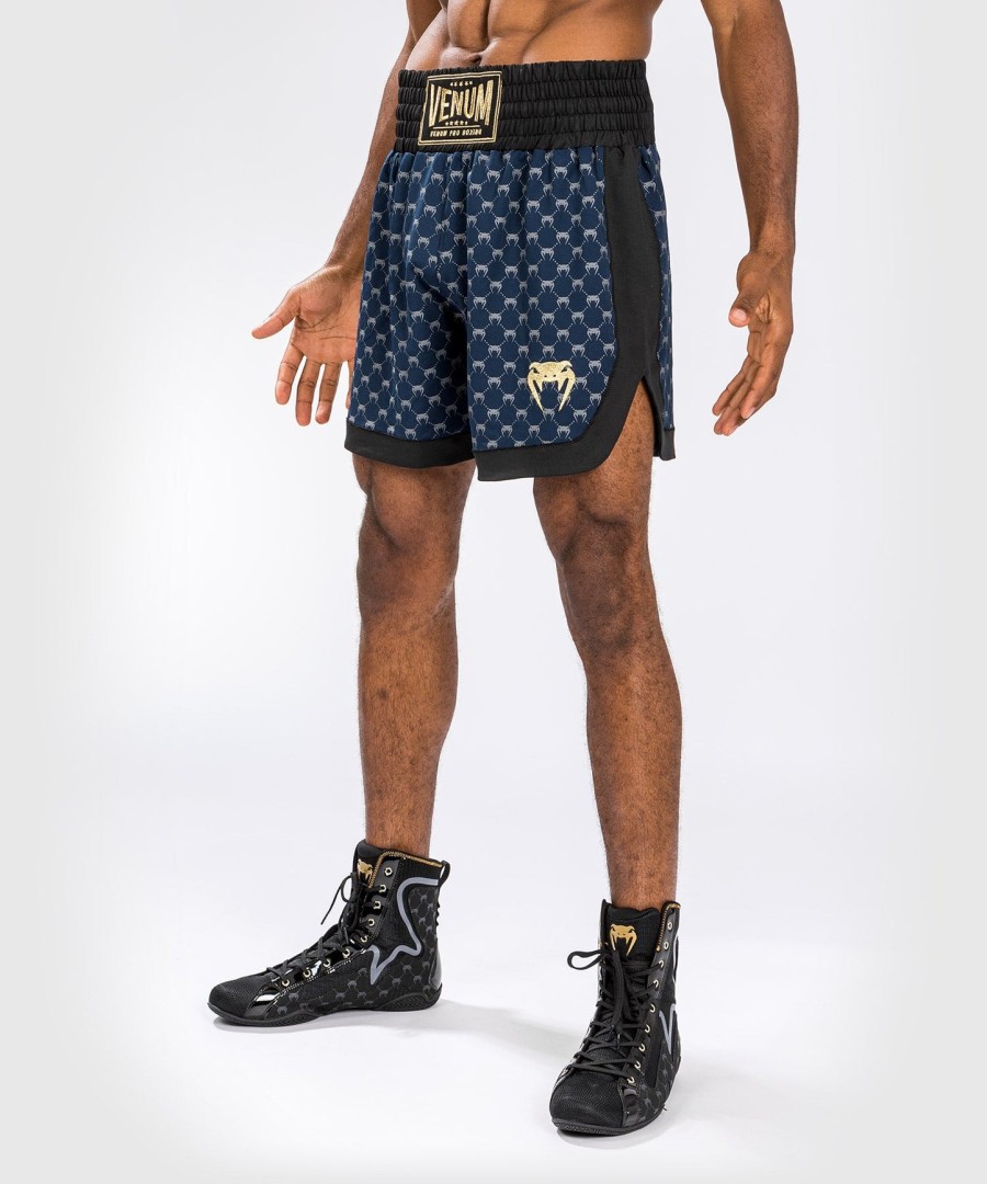 venum monogram boxshorts - schwarzmarineblau