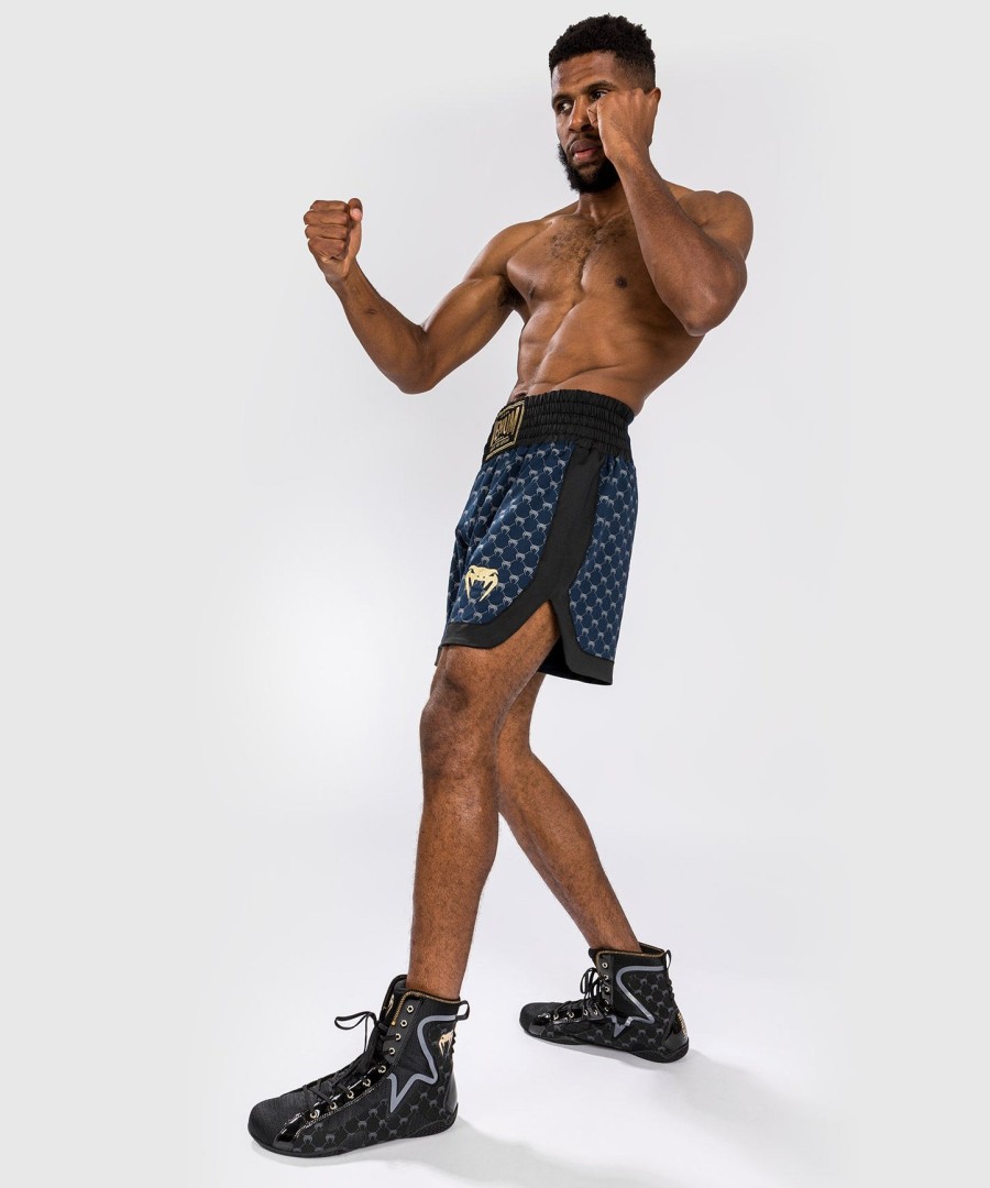 venum monogram boxshorts - schwarzmarineblau