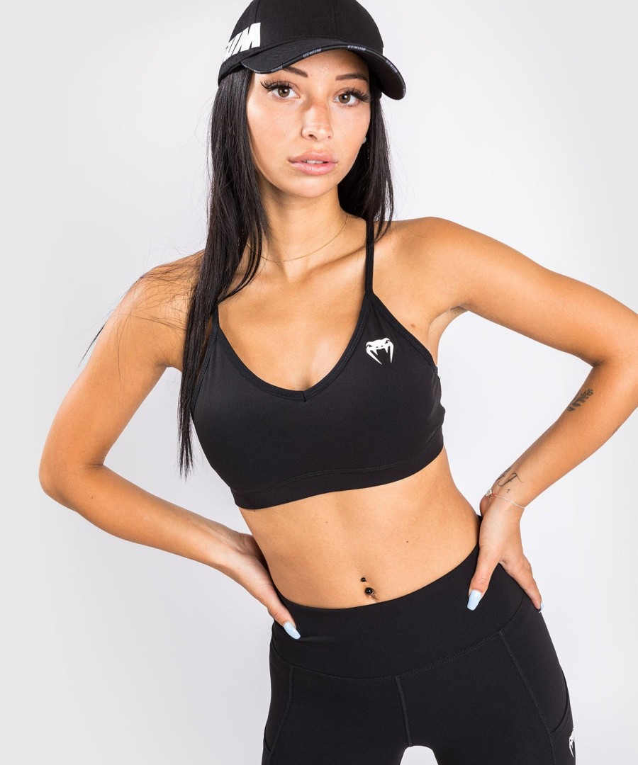 venum essential low impact sport-bh – schwarz