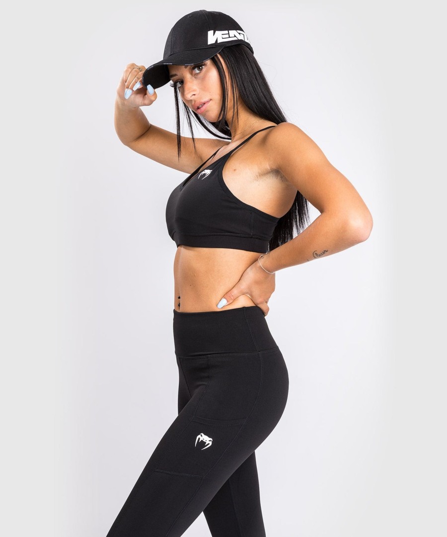 venum essential low impact sport-bh – schwarz