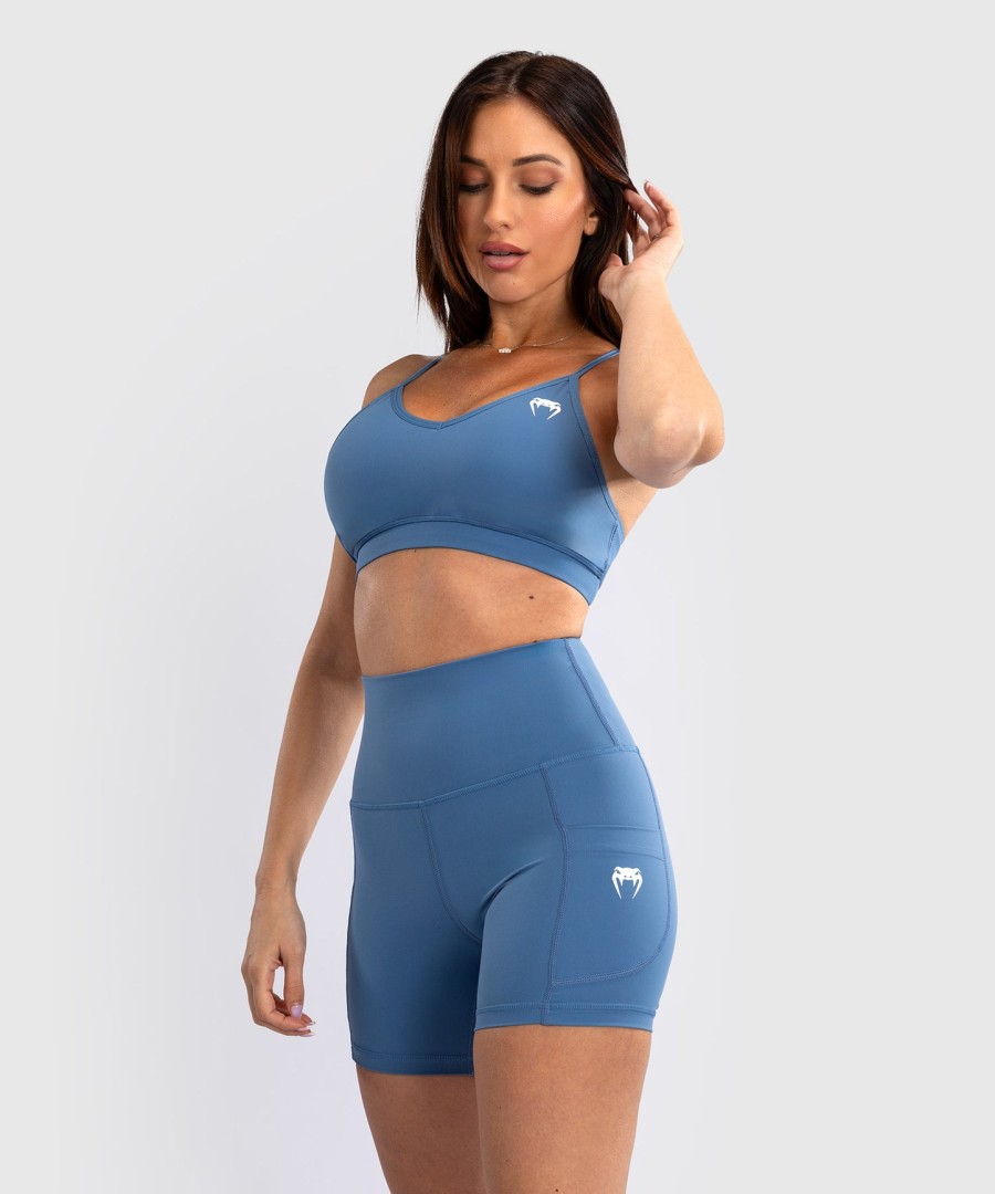venum essential damen-sport-bh mit geringer stützwirkung – sturmblau