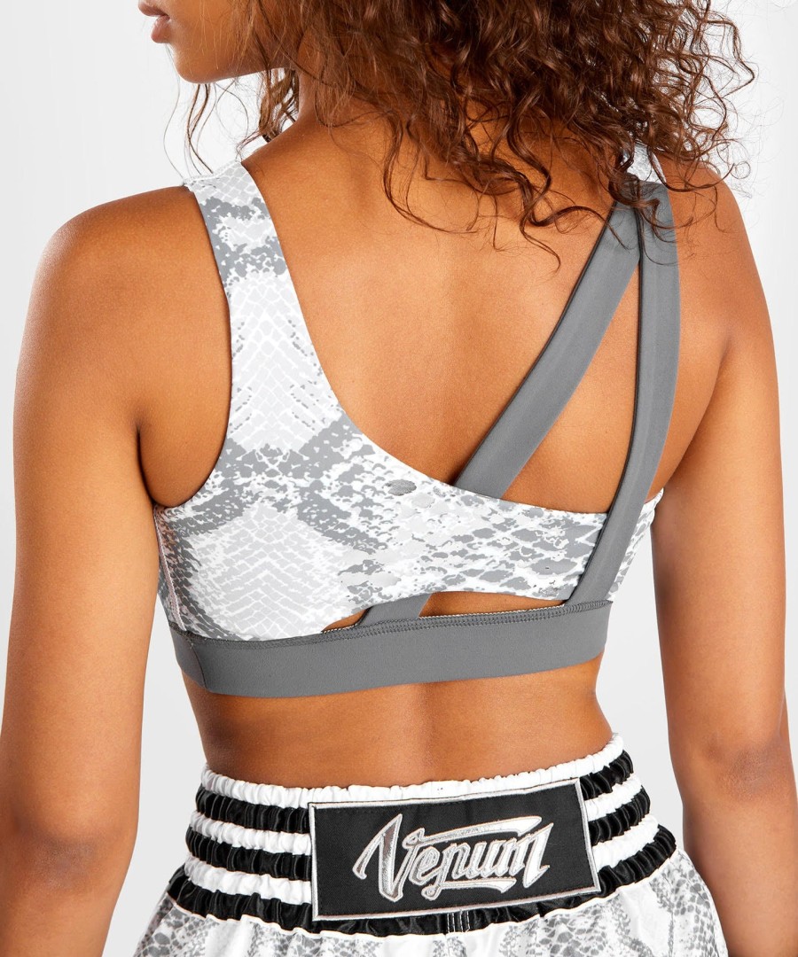 venum sport-bh „white snake für damen – weiß