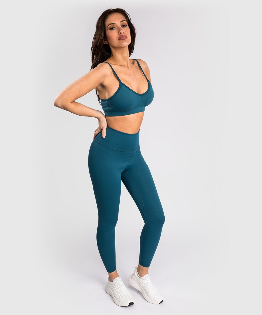 venum x demi damen sport-bh – azurblau
