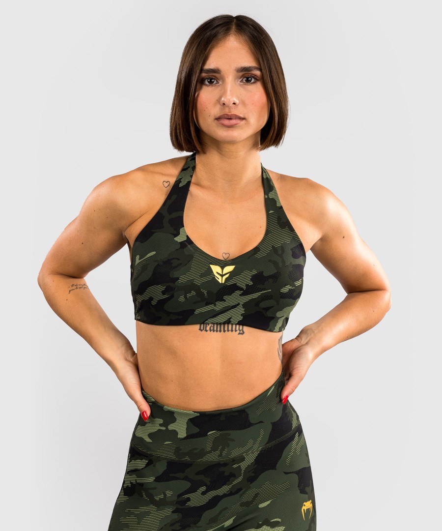 venum x sophia rose damen-sport-bh – wald-camouflage