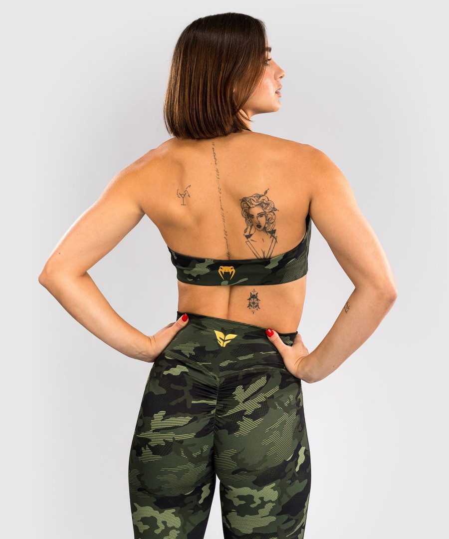 venum x sophia rose damen-sport-bh – wald-camouflage