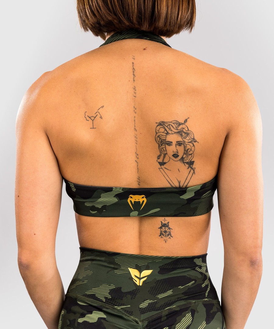 venum x sophia rose damen-sport-bh – wald-camouflage