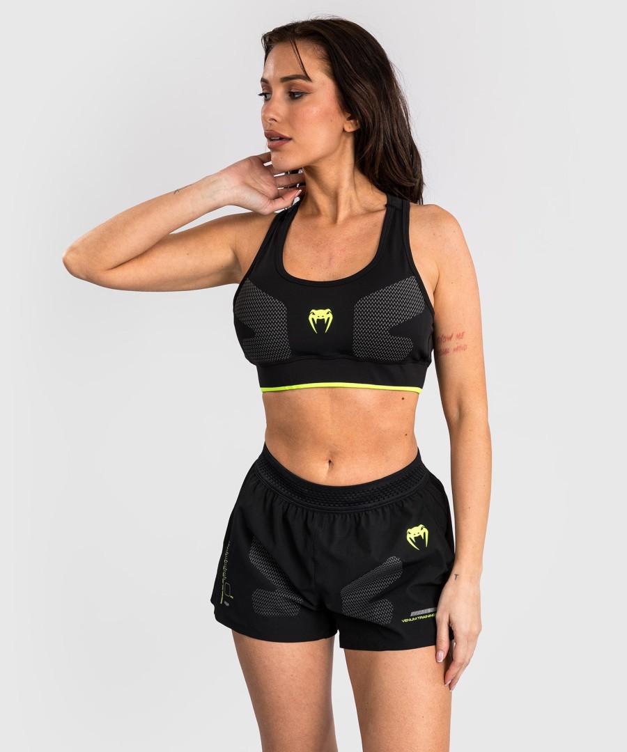 venum training camp 4.0 sport-bh – schwarzneongrün
