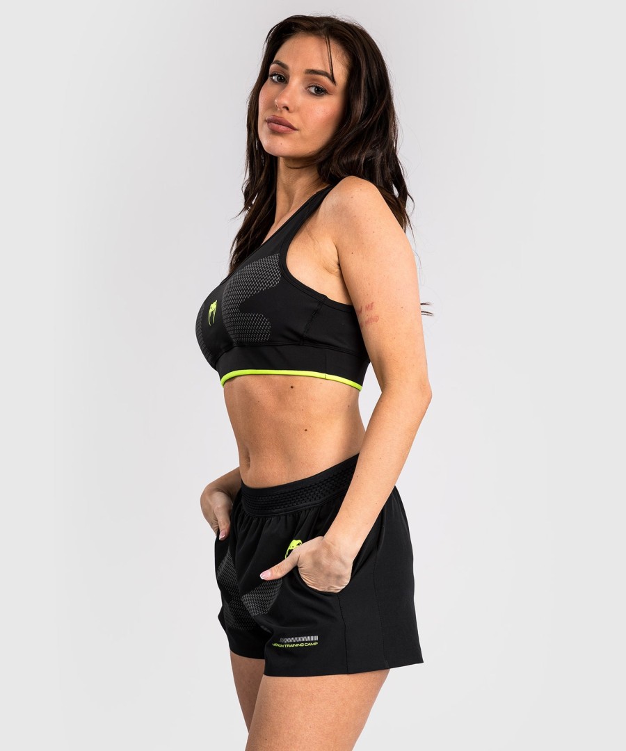 venum training camp 4.0 sport-bh – schwarzneongrün