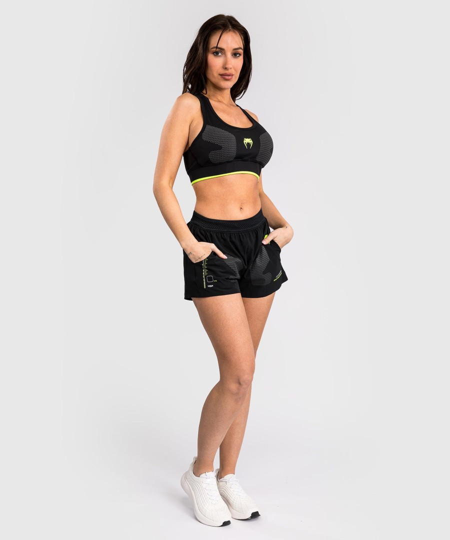 venum training camp 4.0 sport-bh – schwarzneongrün