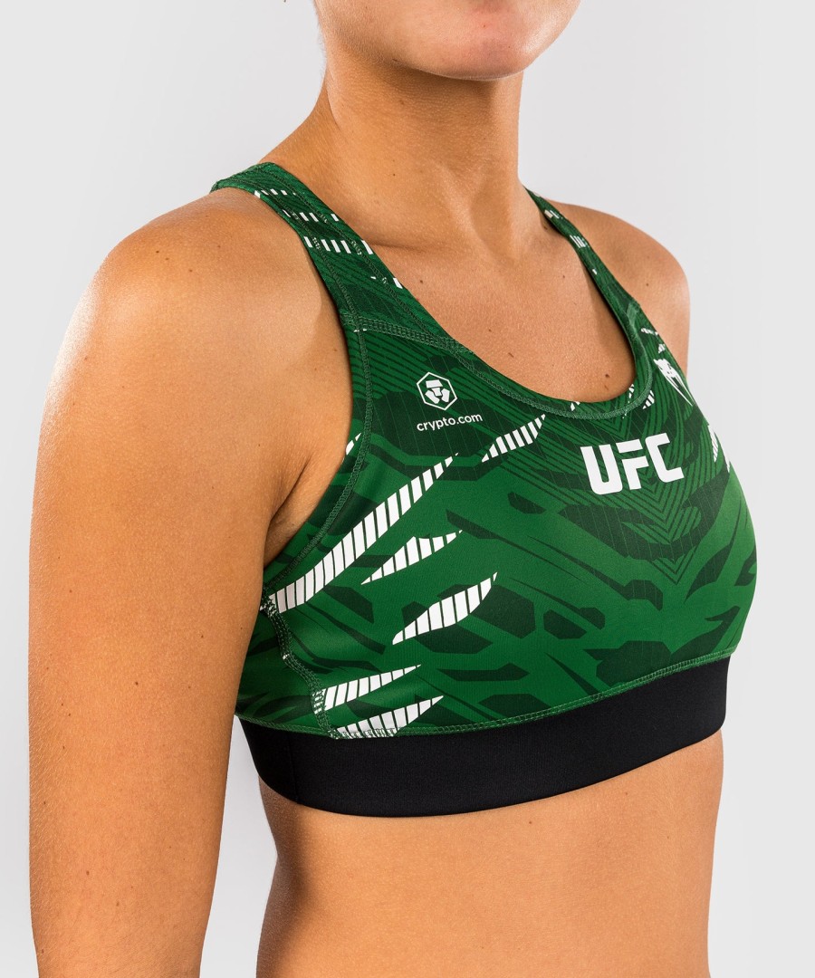 ufc fusion by venum authentic fight night sport-bh für damen – grün