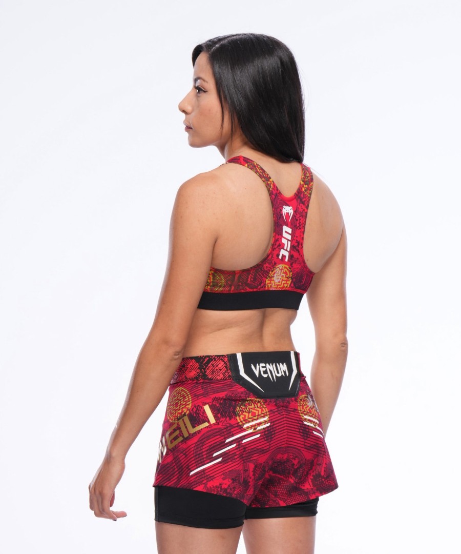 ufc-sport-bh für frauen unübertroffen von venum red zhang weili