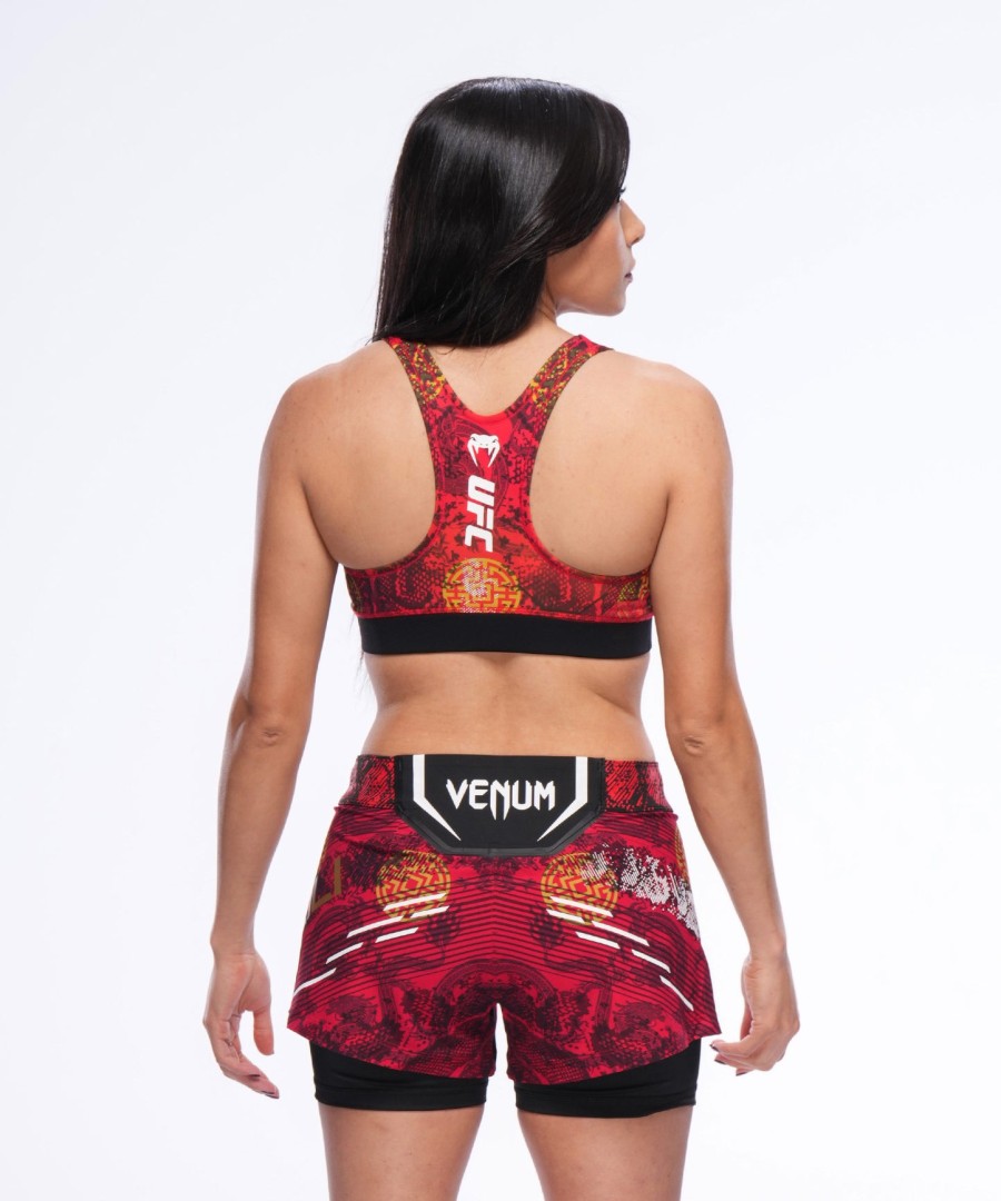 ufc-sport-bh für frauen unübertroffen von venum red zhang weili