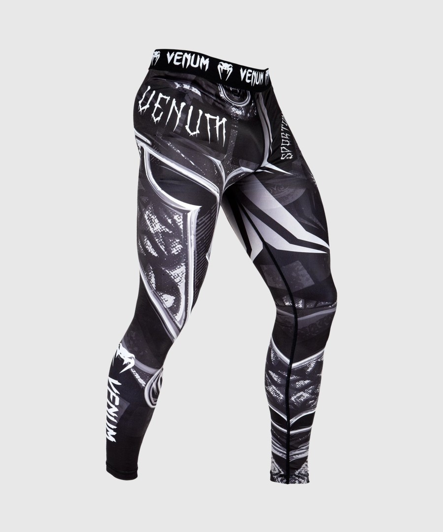 venum gladiator 3.0 kompressionsstrumpfhose – schwarzweiß