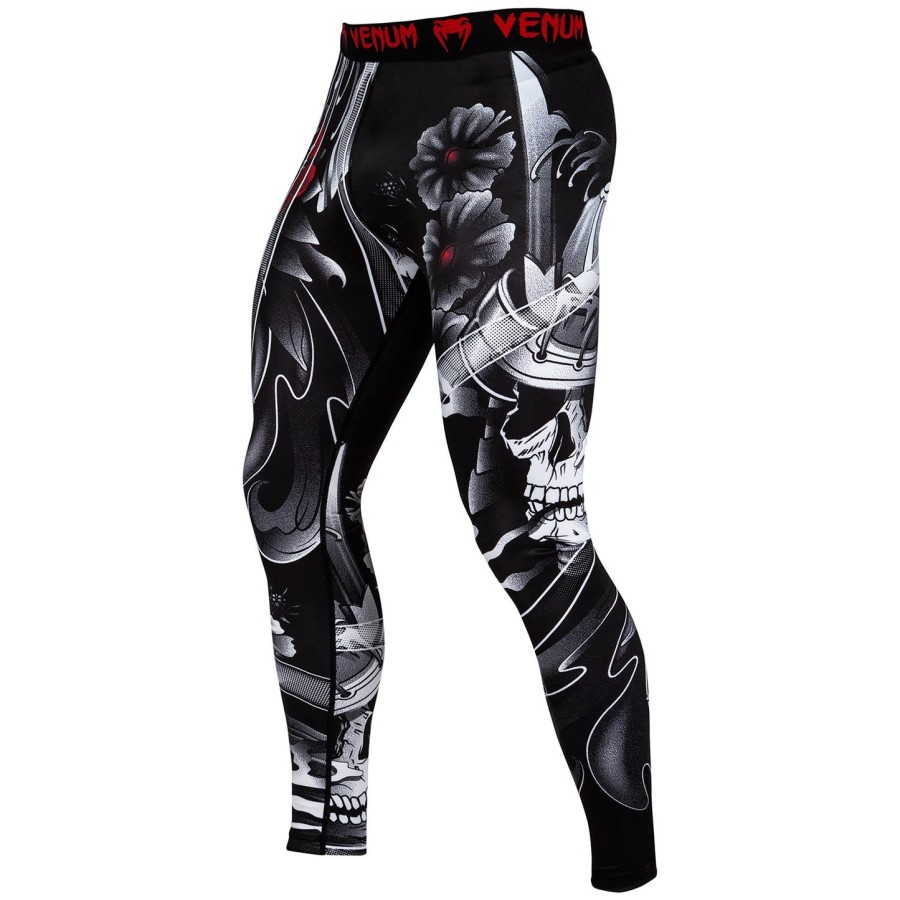 venum samurai skull kompressionsstrumpfhose – schwarz