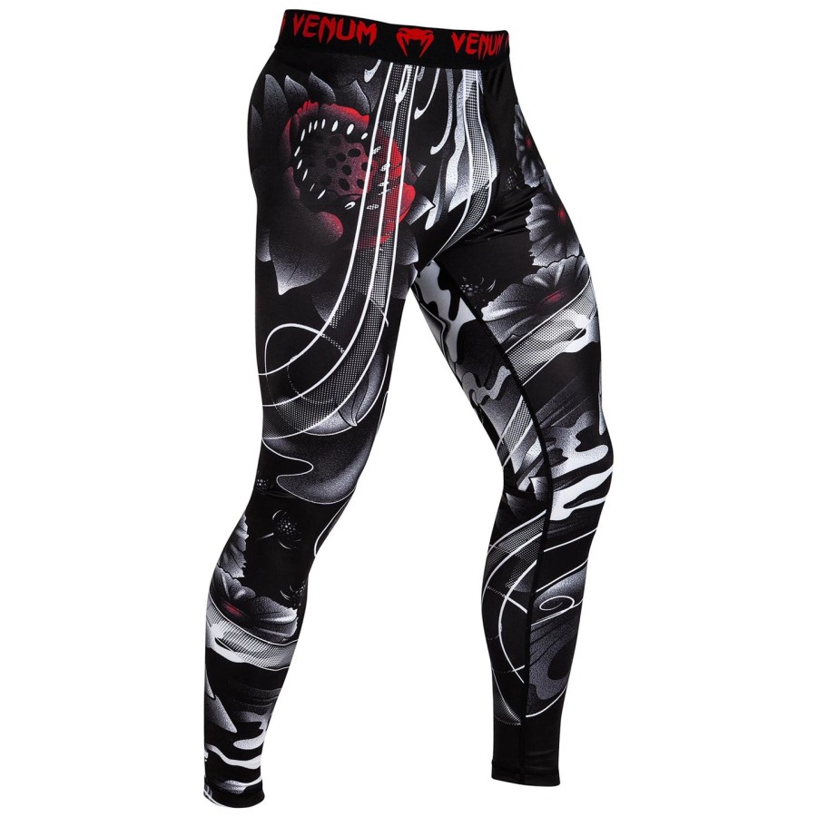 venum samurai skull kompressionsstrumpfhose – schwarz