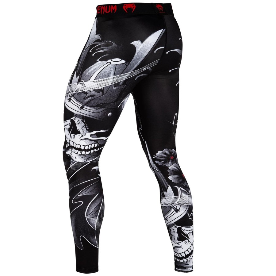 venum samurai skull kompressionsstrumpfhose – schwarz