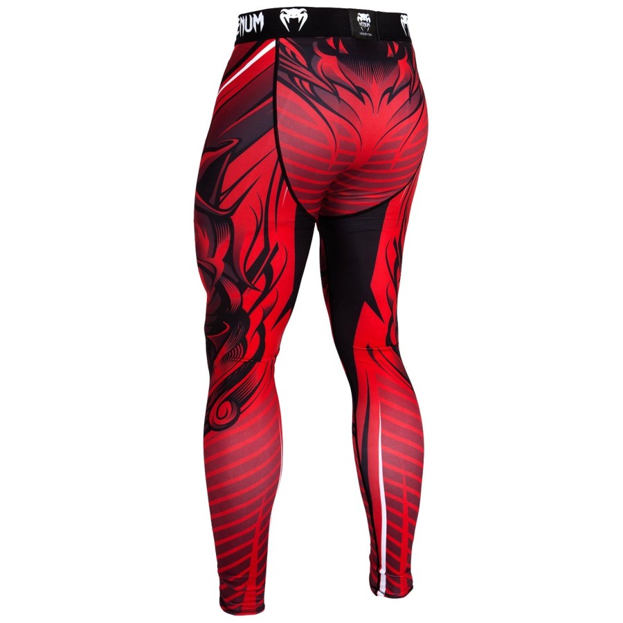 venum bloody roar kompressionsstrumpfhose – rot