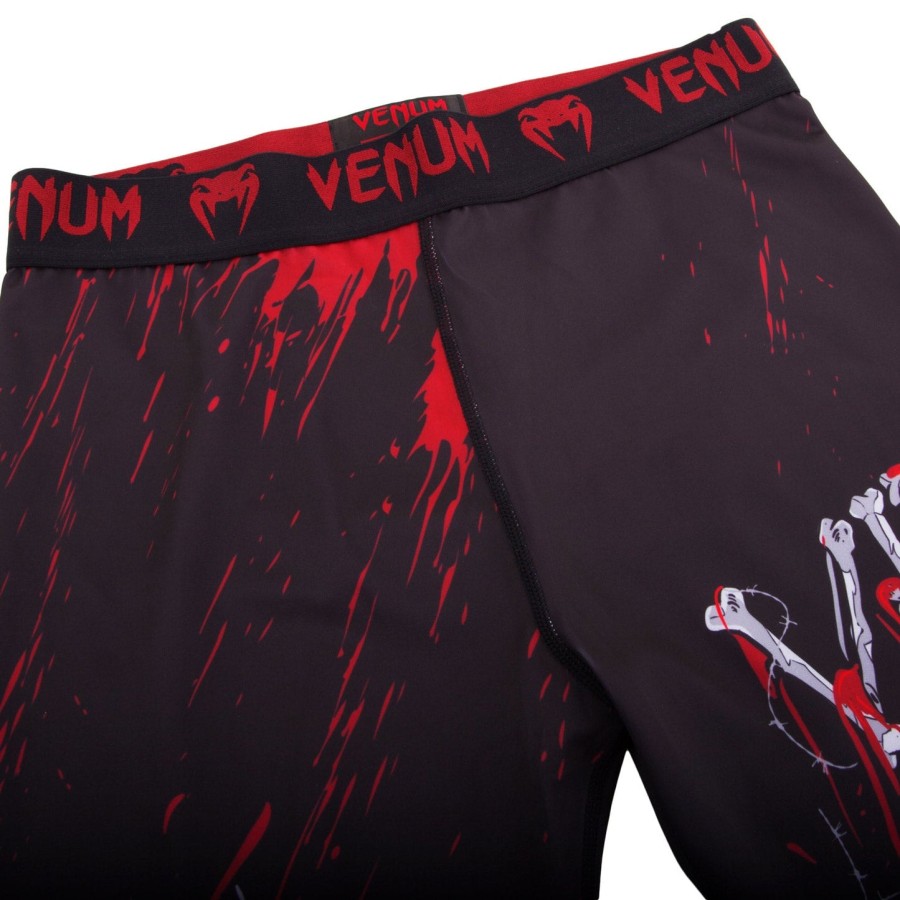 venum pirate 3.0 kompressionsstrumpfhose – schwarzrot
