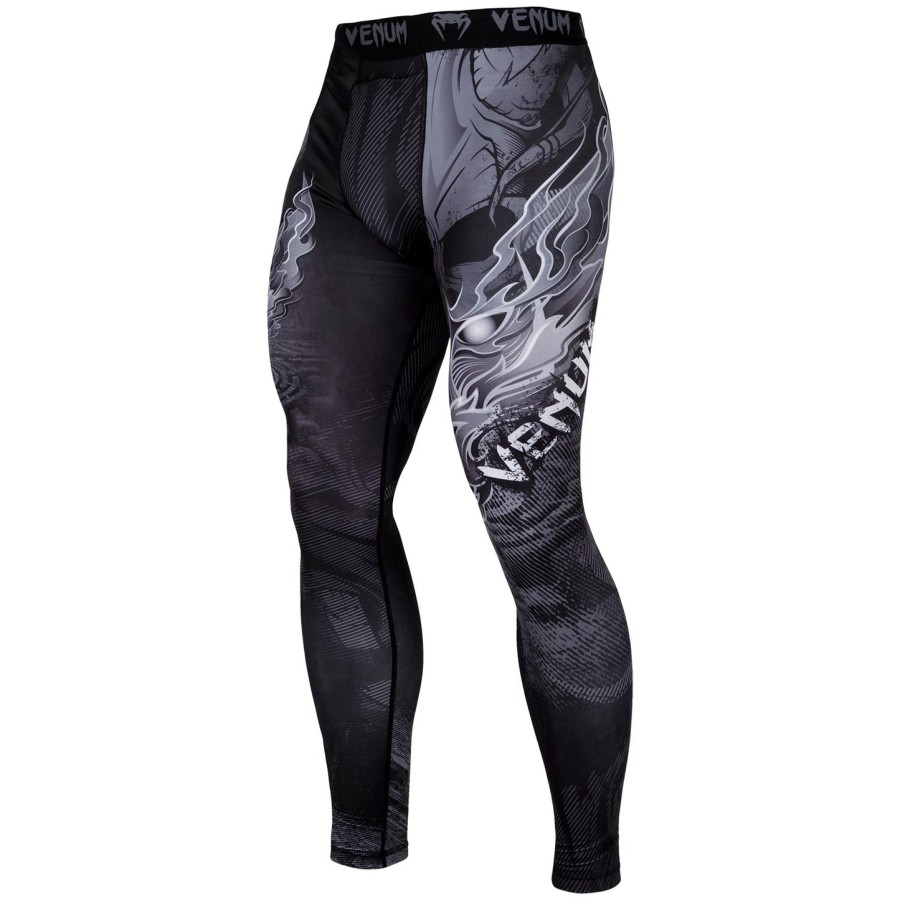 venum minotaurus kompressionsstrumpfhose – schwarzweiß
