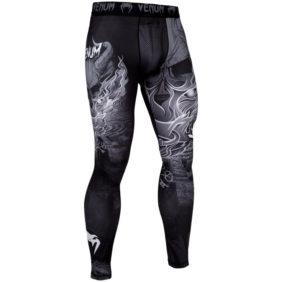 venum minotaurus kompressionsstrumpfhose – schwarzweiß
