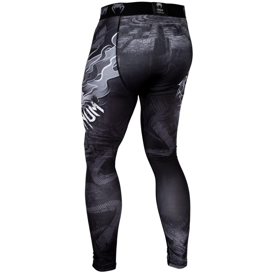 venum minotaurus kompressionsstrumpfhose – schwarzweiß