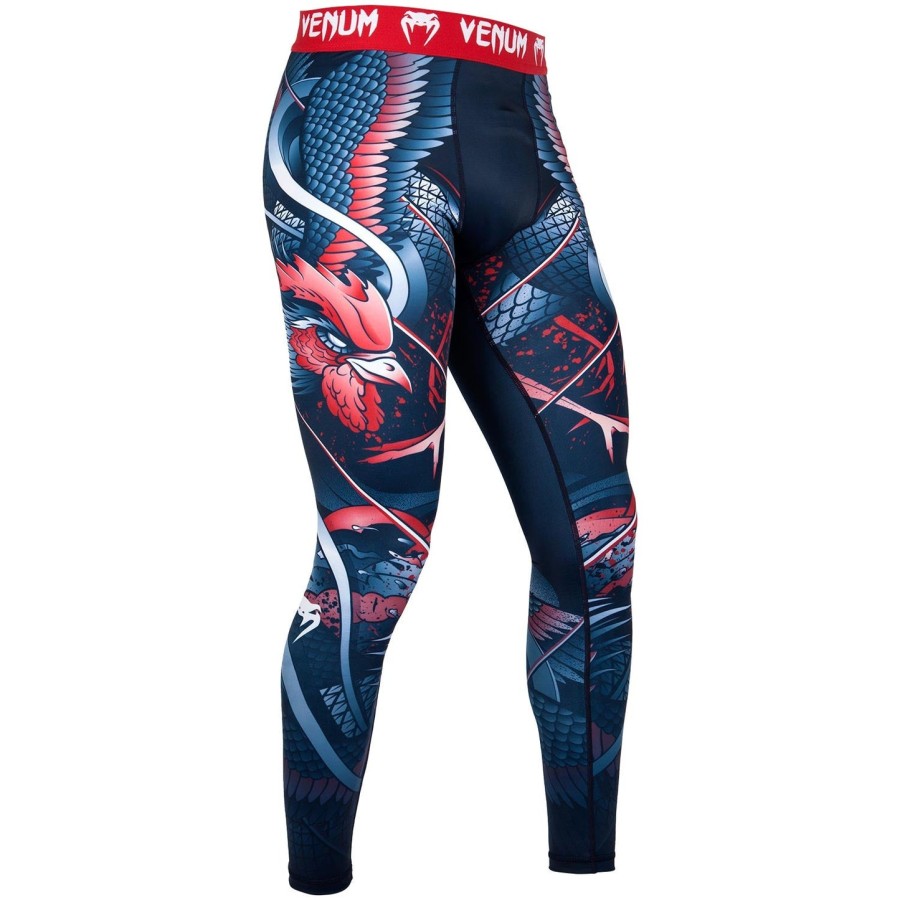 venum rooster kompressionsstrumpfhose – marineblauorange